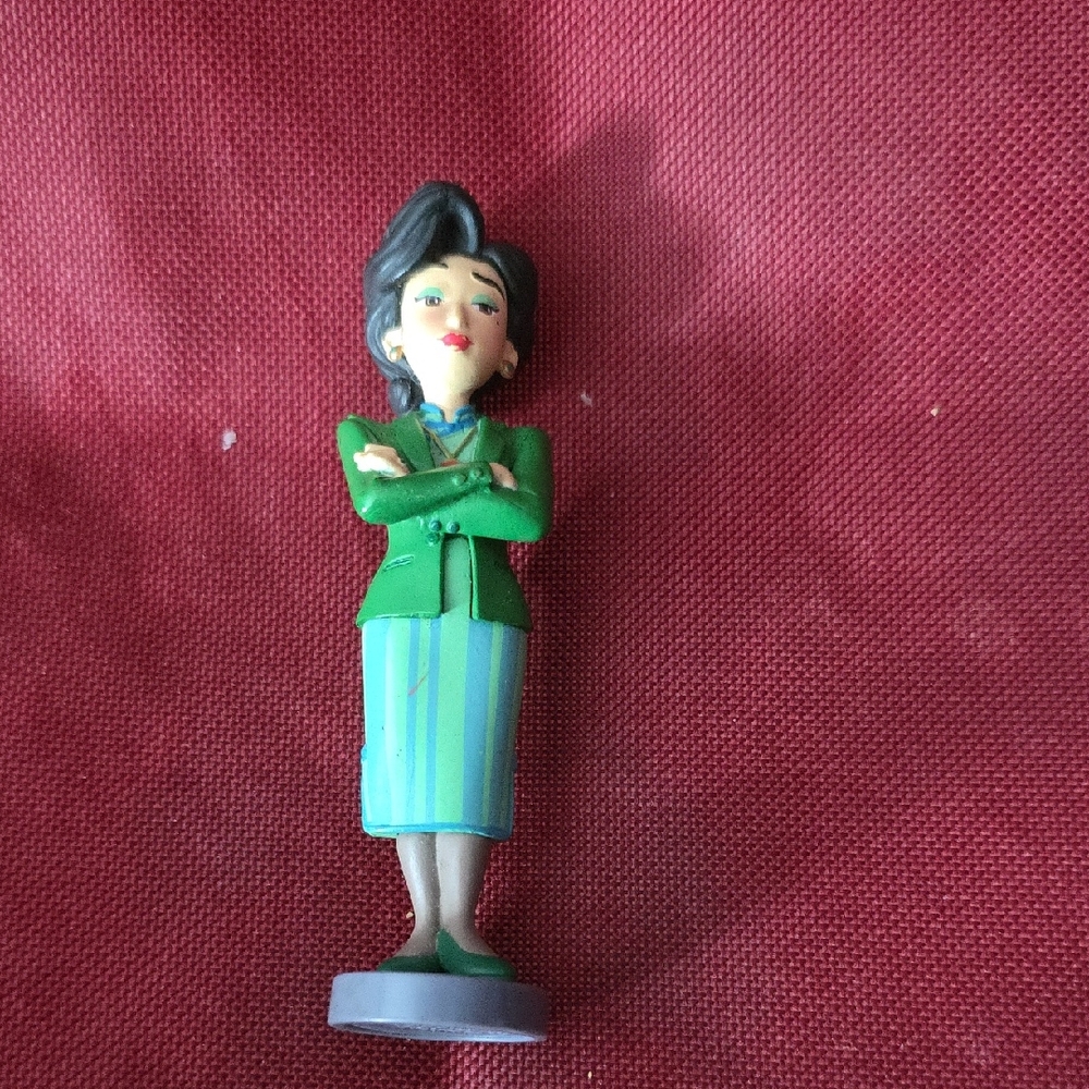 Green and Blue Figurine